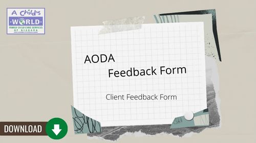 AODA feedback form
